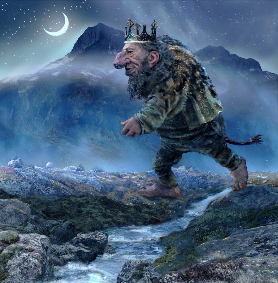 Plakat Trollkongen Fold